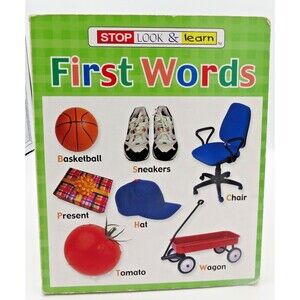 Stop Look & Learn First Words Board Book 2003